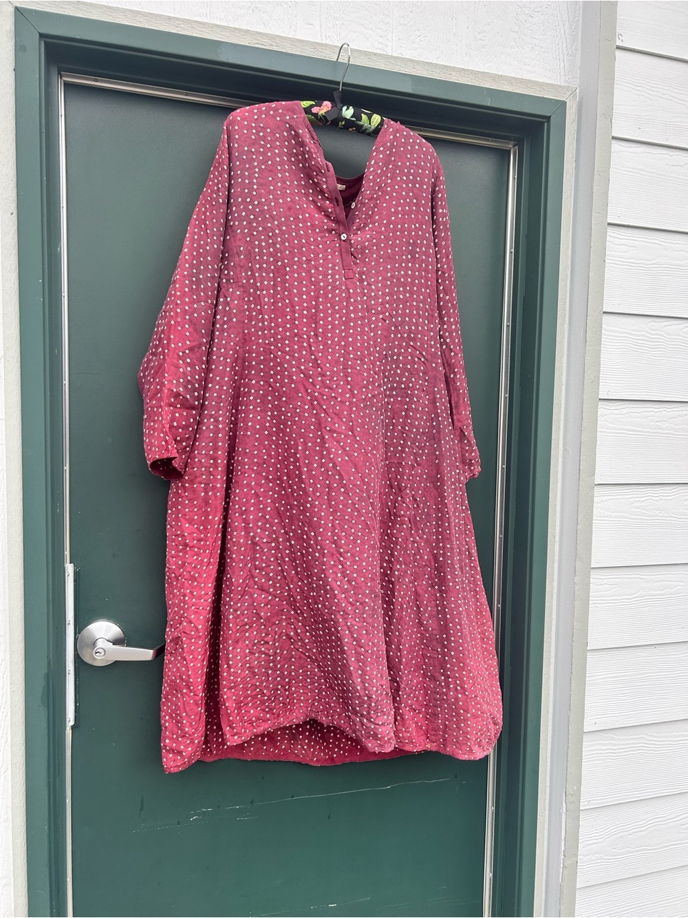 11.11 Eleven Eleven silk kaftan style dress silk  with pockets like new
